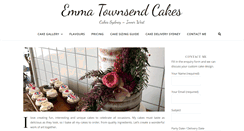 Desktop Screenshot of emmatownsendcakes.com.au